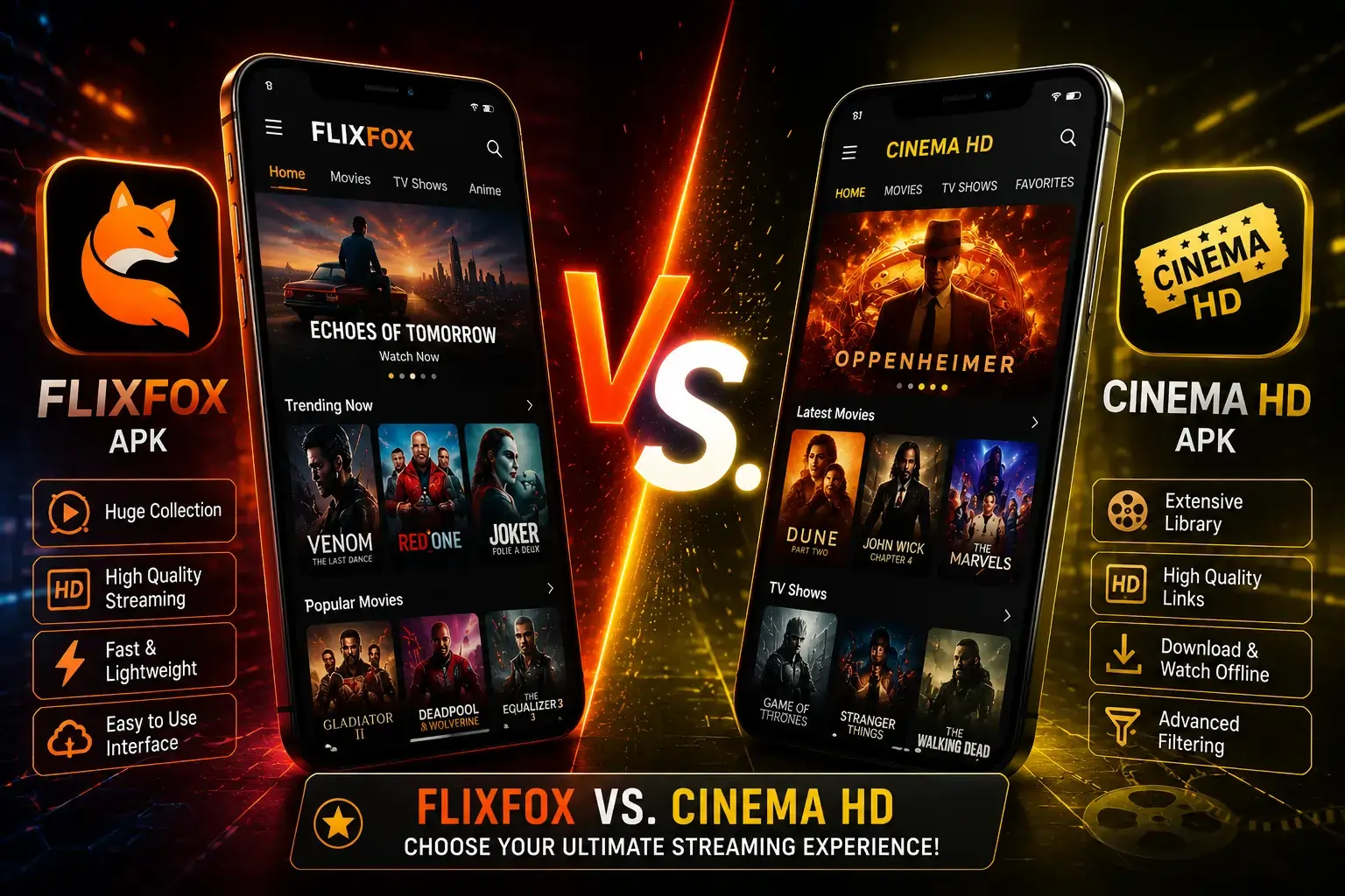 Flixfox vs. Cinema HD 1 flixfox vs cinema apk